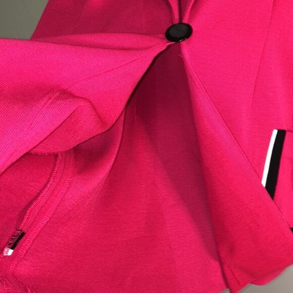 MISOOK EXCLUSIVELY one button knit blazer pockets size 1X - Picture 5 of 7